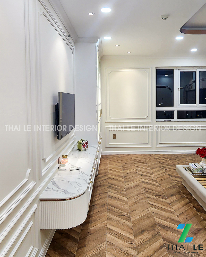 Thi công nội thất căn hộ A15.03 An Phú Q6 - 135m2